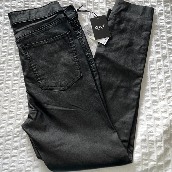 Oat New York Denim - OAT coated skinny jeans